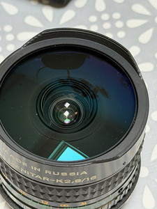 Zenitar Zenitar-K2,8/16 Pentax K 16mm f/2.8 Fisheye Manual Lens Caps Canon EF