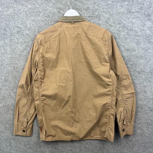 Barbour Jacke Herren Large Beige Dept B Overshirt Chore Shacket Utility Jagd - Bild 7 von 8