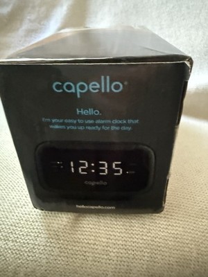 Capello Sleep Easy Alarm Clock  AM/FM Radio CR15 Sleep Timer New In Box