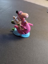 Vintage Pebbles and Dino Hanna-Barbera, 90s Flintstones 3 1/4''