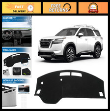 Custom Fit Black Dash Cover For 2022-2026 Nissan Pathfinder - Non-slip Dashboard