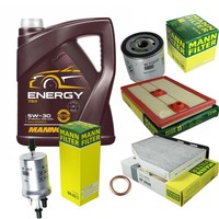 Mann Inspektionspaket 5L Mannol Energy 5W-30 FüR VW Caddy IV Kombi 1.4 TSI 1.2