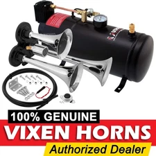 TRAIN HORN KIT FOR TRUCK/CAR/PICKUP LOUD SYSTEM /1G AIR TANK /150PSI /3 TRUMPETS