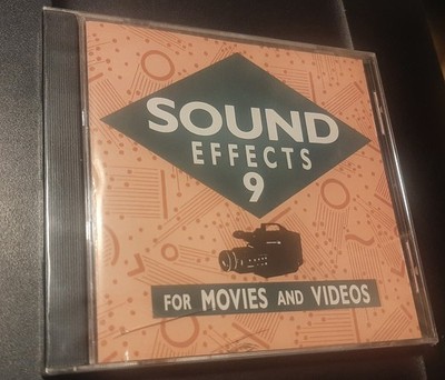 Sound Effects For Movies And Videos - Volume 9 - Sampling CD - SFX - NEW