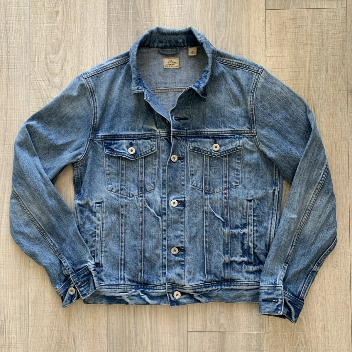 J.CREW Denim Coats, Jackets & Vests for Cotton Outer Shell Men for
