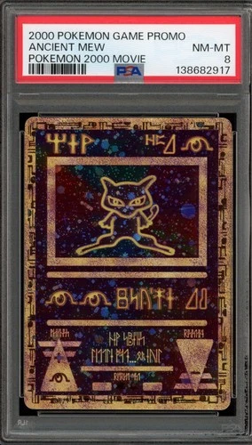Pokemon Ancient Mew Movie 2000 Promo PSA 8