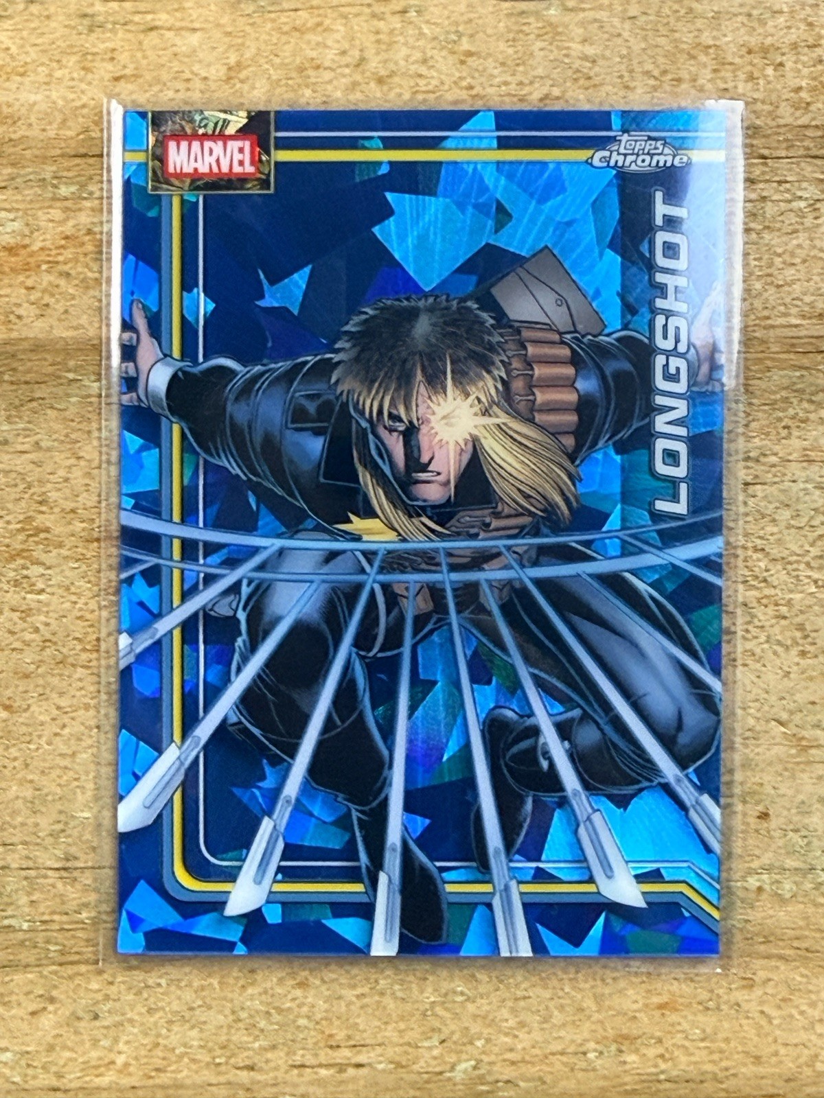 2026 Topps Chrome Marvel Sapphire #071 Longshot Blue