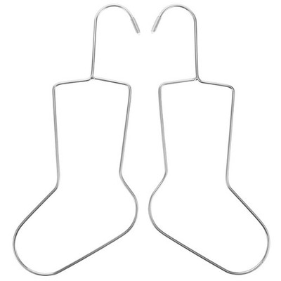 2 Pcs Sockenaufhänger Aus Metall Ausstellungsstand Trockenständer
