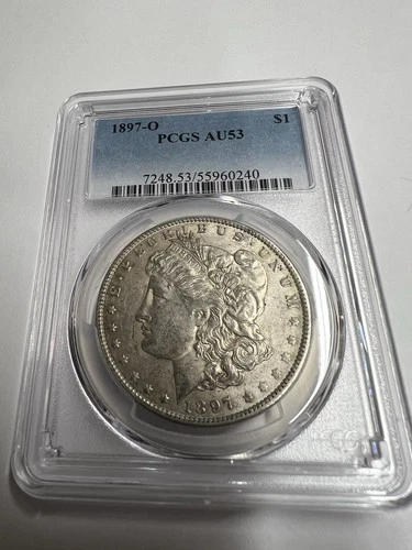 1897 O Morgan Dollar. PCGS AU53