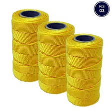 Builders Building Brick Laying Yellow Measuring Masonry Rope String Line 3 X 70M