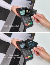 RFID Blocking Card 6 Pack, Bank Debit Credit Card Protector, Anti-Theft Conta...