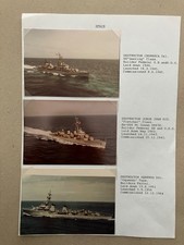 3 x Spanish Navy Ships - Colour Photograph - Set 4