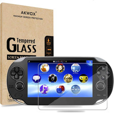 PS Vita 1000 Screen Protector 9H Tempered Glass 2 Pack Premium Clear Protective
