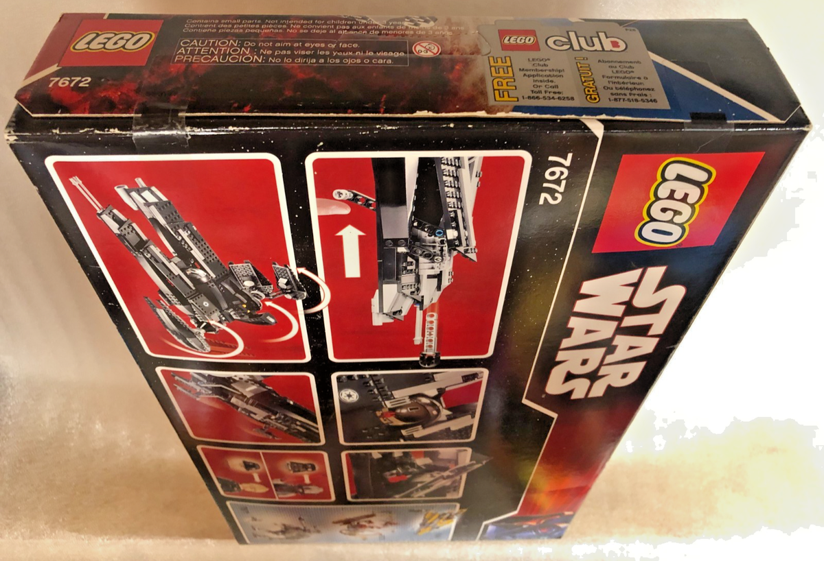 7672 ROGUE SHADOW star wars lego set complete factory sealed NEW