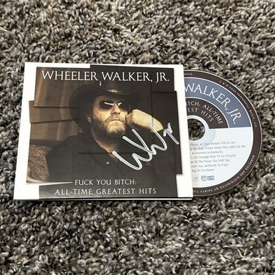 Wheeler Walker Jr Signed F**k You B*tch Greatest Hits CD Album Autograph