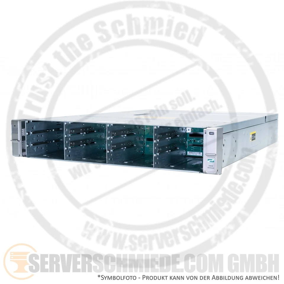 HP 19" D3600 Storage 12x 3,5" LFF HDD SSD 2x JBOD 12G SAS Controller QW968A 4x S - Bild 2 von 4