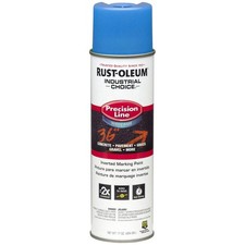 RUST-OLEUM 205176 Line Marking Paint,20oz,Fluorescent Blue 10Z861