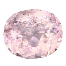 2.06Ct Valuable Perfect Oval 8.3 x 7 MM 100 Natural Pink Brazil Morganite