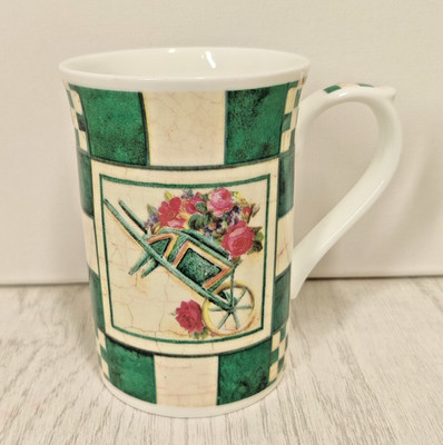 Kingsbury Tee/Kaffeetasse Gartenfliesen Fine Bone China Staffordshire Geschirr