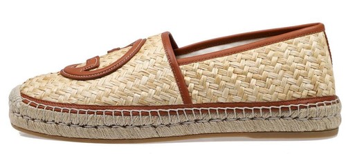 NEW GUCCI MEN INTERLOCKING G CANVAS LEATHER ESPADRILLE LOAFER SHOES 12/ US 12.5 - Picture 4 of 7
