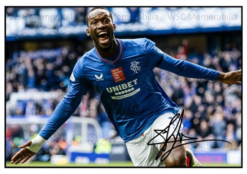11133. Abdallah Sima Signed Pictures (A4 Prints) Brighton Rangers Stoke etc.