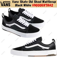 Vans Skate Old Skool Wafflecup Black White VN000EB7BA2 Men's Size