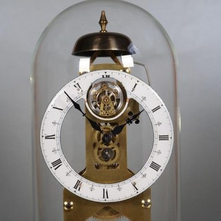 RARE SKELETON CLOCK with TOURBILLON ESCAPEMENT see video NOW!! ENGLISH 8 DAY