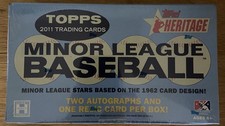 2011 Topps Heritage Minor League Baseball Sealed Box