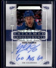 Mikko Rantanen  EE-MR , 2023-24 Artifacts HOCKEY - Esteemed Endorsements  SSP NM