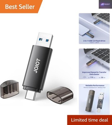 128GB USB-Stick - USB-A & USB-C 3.0 Dual-Interface Speichergerät