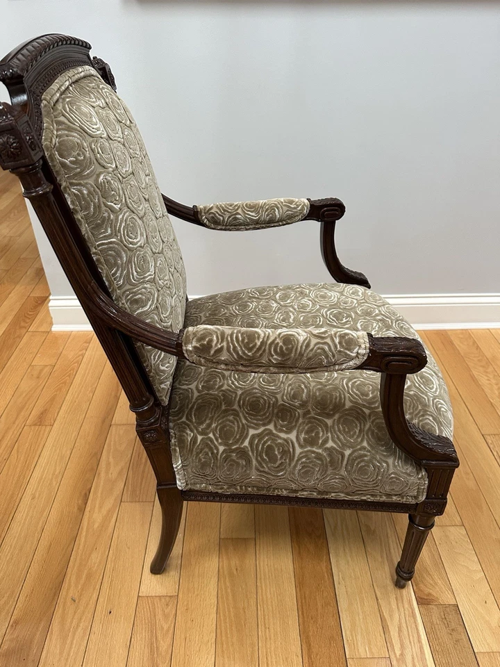 Vintage French Louis XVI Arm Chair - Image 2 of 4