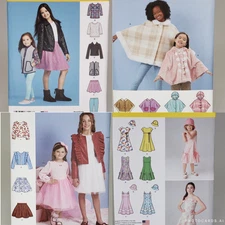 Simplicity UNCUT! U-PICK! GIRL Size 7-14 Clothes Sewing Patterns