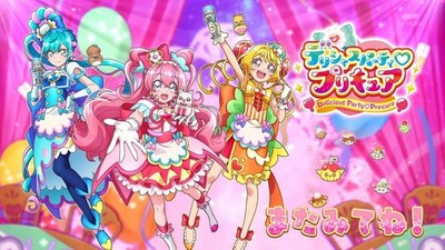 Anime girls screenshot pretty cure delicious party Custom Gaming Mat Desk