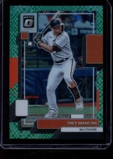2022 Donruss Optic #183 Trey Mancini Green Dragon Prizm #/99