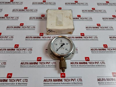 #ad #ad WIKA Pressure Gauge 0 40 BAR EN 837 1 Swiss Movement CL.1.6 $149.50