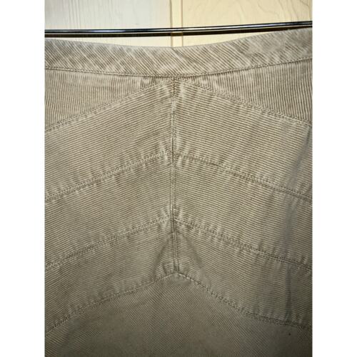 Schulmädchen DKNY kleiner/4 ROCK Cord khaki Vintage Y2K A-Line Flare NEU - Bild 2 von 7