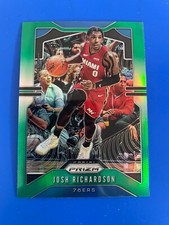 JOSH RICHARDSON 76ERS PRIZMS GREEN 2019-20 PANINI PRIZM 147 {BOX 22 E2}