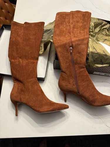 NEW Charles by Charles David Atypical Boot SZ 9 Women's suede boots Caramelized - Picture 2 of 8