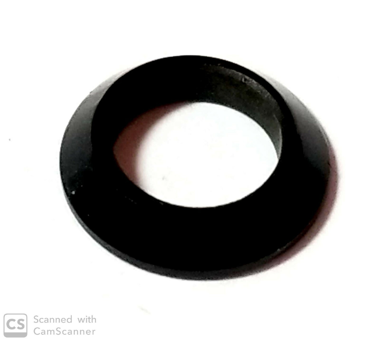Antique Black Onyx Round Cone Drilled Stone Bead for Jewelry Making #F603C