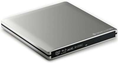 techPulse120 externer USB 3.0 Blu-Ray M-Disc BDXL DVD CD Brenner Burner Laufwerk