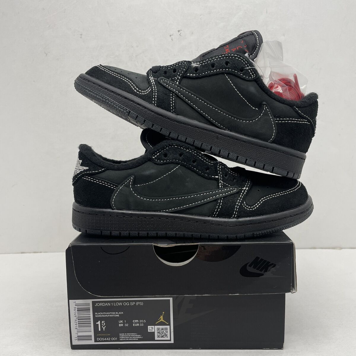 Jordan 1 Retro Low OG SP x Travis Scott Black Phantom