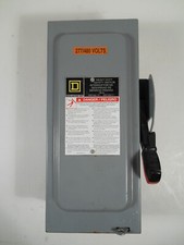 Square D 600V 30 Amp Heavy Duty Safety Switch Interruptor