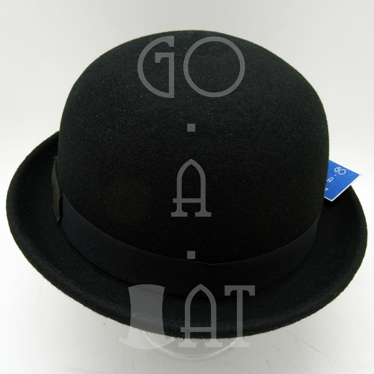 Derby Hat Black Round Hat Mens Mens Derby Hats GEMVIE Classic