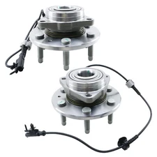 For Chevy Silverado 1500 Tahoe GMC Sierra Yukon 4WD 2x Front Wheel Bearing Hubs
