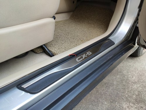 Protector de alféizar puerta mazda CX5 CX 5 accesorios protector placa raspado 2013 2022 | eBay