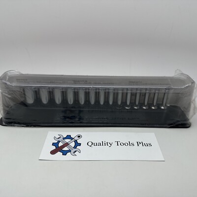 Snap-On NEW 14 pc 1/4'' Dr 6-Pt Metric Xtra Deep Socket Set 4 15 mm 114YSTMMY