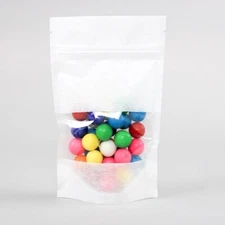 4" x 6.41" x 2.25" Rice Paper Stand Up Pouch with Window 100 per case