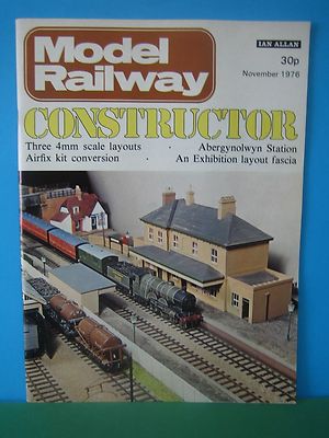 MODELLEISENBAHN BAUER NOVEMBER 1976 > ABERGYNOLWYN BAHNHOFSLAYOUT > SIEHE BILDER