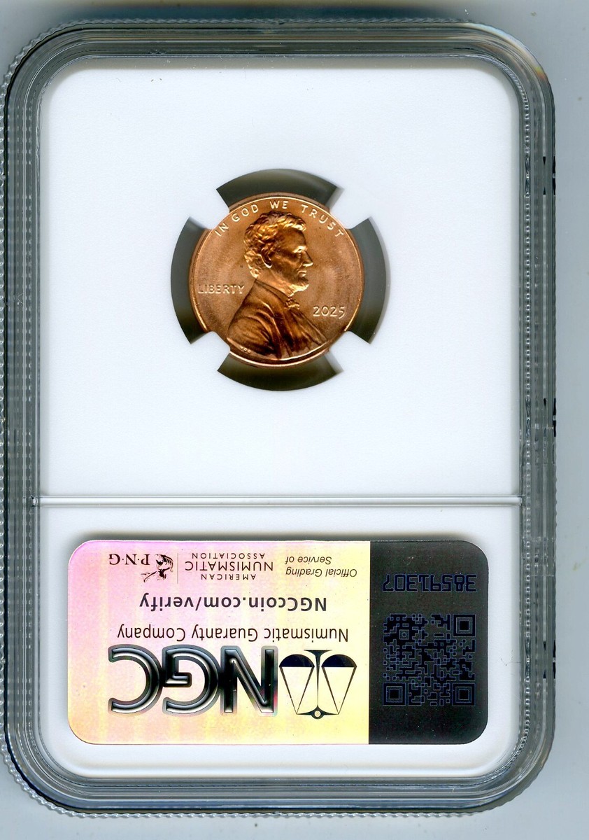 2025 P LINCOLN SHIELD CENT NGC MS67 PENNY FIRST RELEASES