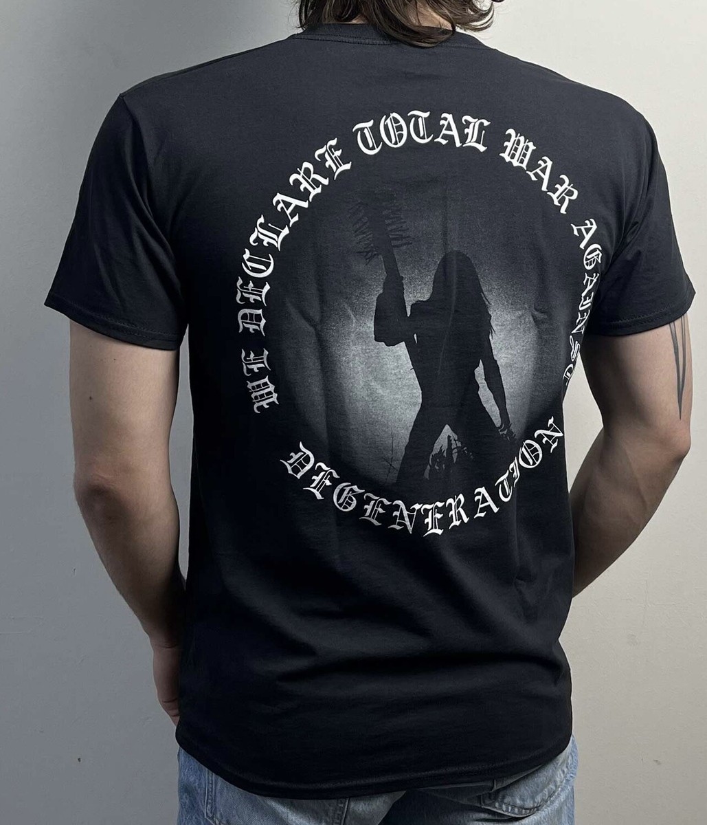 Nokturnal Mortum - Нехристь (Gildan) T-Shirt Black mayhem bathory